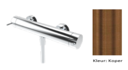 Waterevolution Flow душ термостат с душ комплект кръгъл PVD четкан мед T140TNRCPE