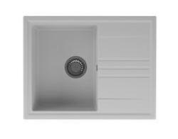 Гранитна мивка GraniteMy Vesi, с размери 64x50cm, с отцедник, обратима, с неръждаема тапа 1208967298