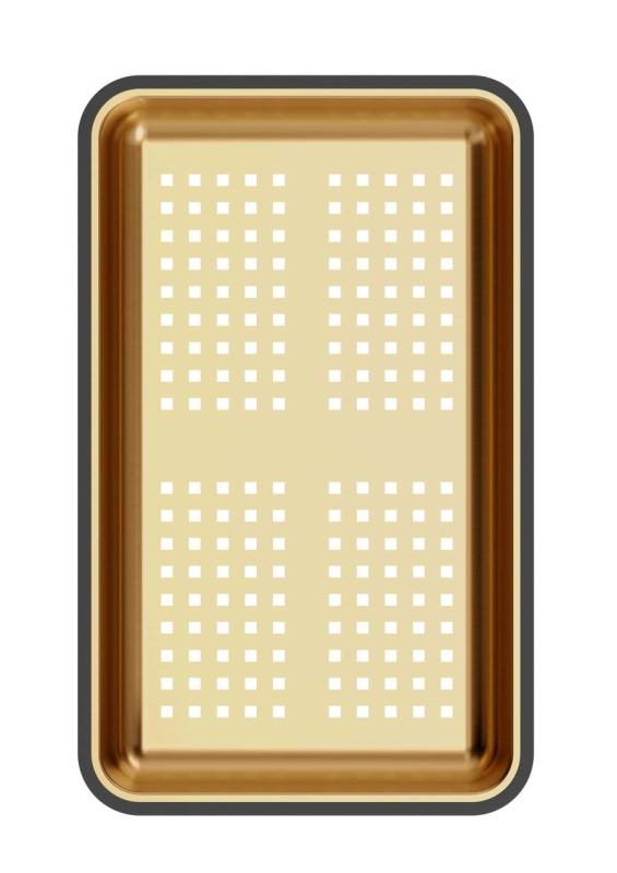 Quadri меден контейнер за отпадъци 38x23 см за мивки Newport 1208967505