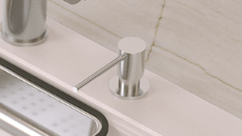 Quadri Luxor Вградим дозатор за сапун черен, пълнене отгоре, 1208967509