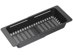 Куадри черна регулируема кошничка за отпадъци 320/460 x 185 мм за мивки 1208967541