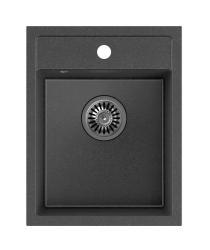 Квадри Лондон гранит антрацит мивка 39x50см с отвор за батерия монтаж 1208967584