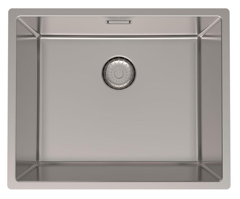 Pure.Sink Prestige мивка RVS 50x40 см, радиус 10 мм, за вграждане, плосък монтаж и надстройка PPG5040-02