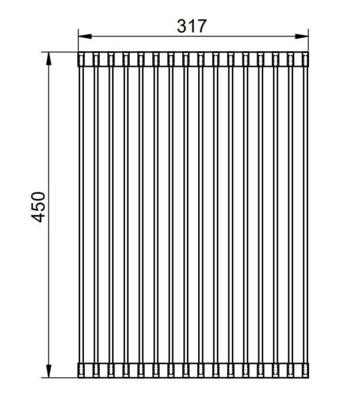 Pure.Sink Prestige ролка за мивка неръждаема стомана PPGRM40-02