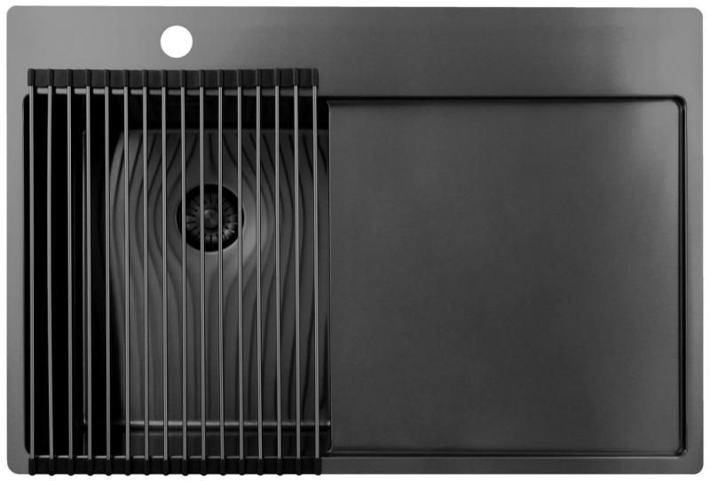 Pure.Sink Prestige ролка за мивка Gun Metal PPGRM40-61