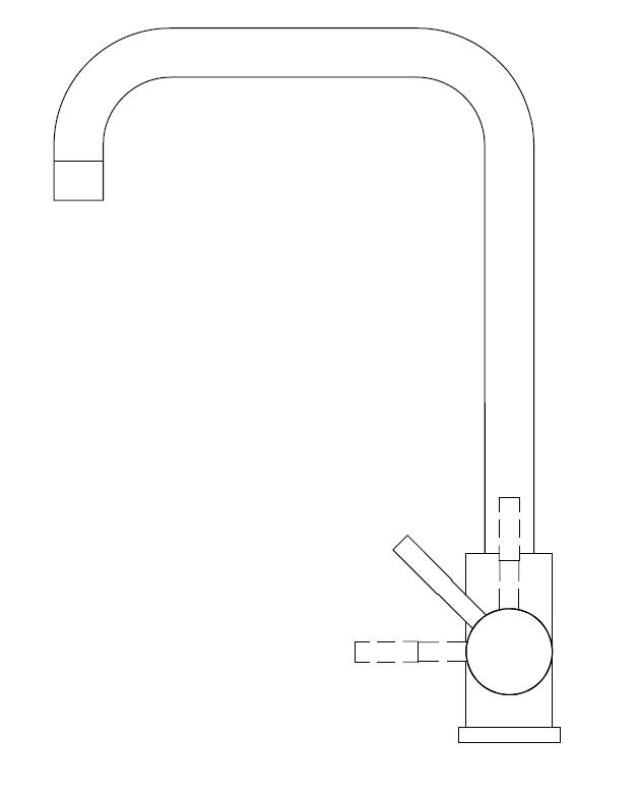 Pure.Sink Elite Steel Pure кухненски смесител Матово черно PS8010-10