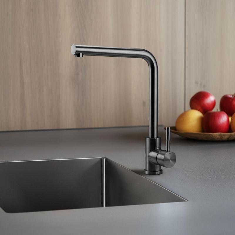 Pure.Sink Elite Steel Spark кухненски смесител PVD Gun Metal PS8040-61