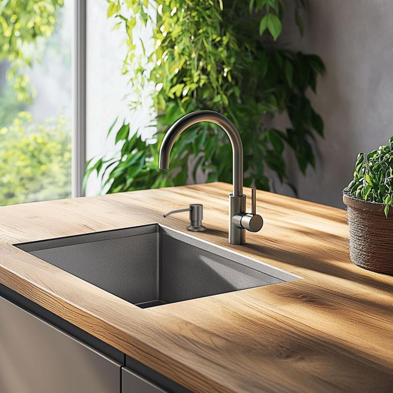 Квадри Манчестър Вградим Дозатор за Сапун Антрацит - Пълнене от Горе 1208967656