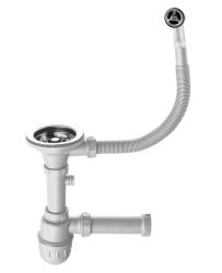 Куадри Лондон Комплект за източване на бутилка от неръждаема стомана, включително преливник - 1208967766