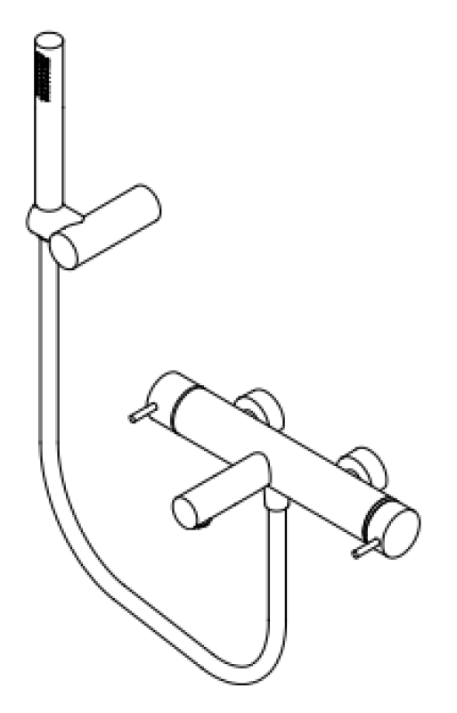 Waterevolution Flow twee-weg douchemengkraan met handdouche RVS T130NIE

Уотереволюшън Флоу двупътен смесител за душ с ръчен душ RVS T130NIE