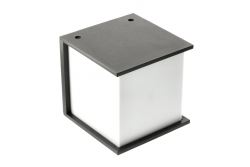 Фасадна луминисцентна лампа LEO, E27, МАКС. 18W, IP54, AC220-240V, 50/60Hz, черна