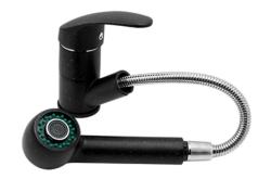 Granitland Rhea кухненски смесител с вид на арденски варовик с изтеглящ се чучур и ръчен душ с двойна функция 1208969536.