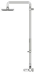 Waterevolution Flow drie-weg thermostatische douchemengkraan met hoofddouche en ronde handdouche Wit T131TNRBR

Ватереволюция Flow трипътен термостатичен душов смесител с горен душ и кръгла р