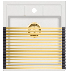 Аусман Търт Златна Ролка за мивка 28x45 см 1208969725