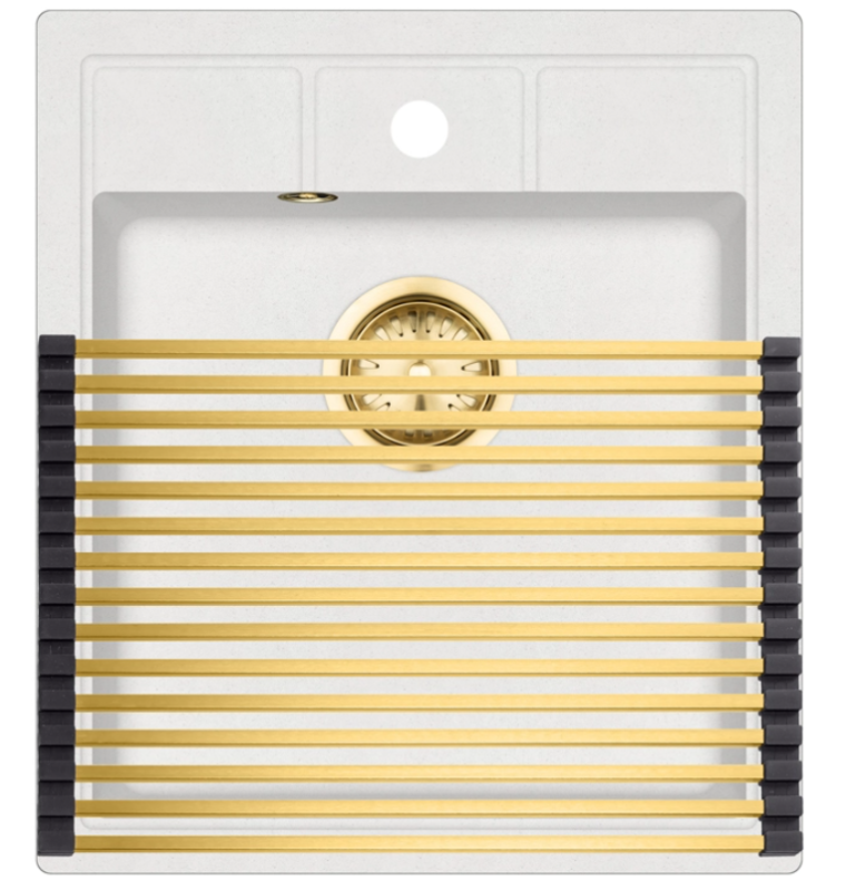 Аусман Търт Златна Ролка за мивка 28x45 см 1208969725