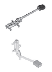 PB Pedal Line Педал за крака хром за монтаж на под или стена 1208969729