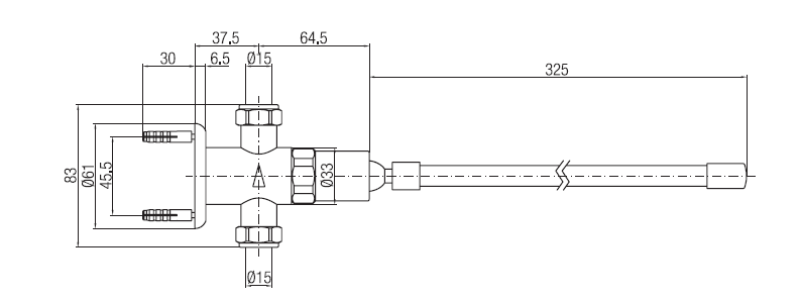PB Самозатварящ се Темпоризиран Кран с Управление чрез Коляно 8-12” 1208969810