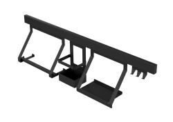 Епка Луксион Кухненски релси 80 см Метал с Невидимо Закрепване Черен 1208969960