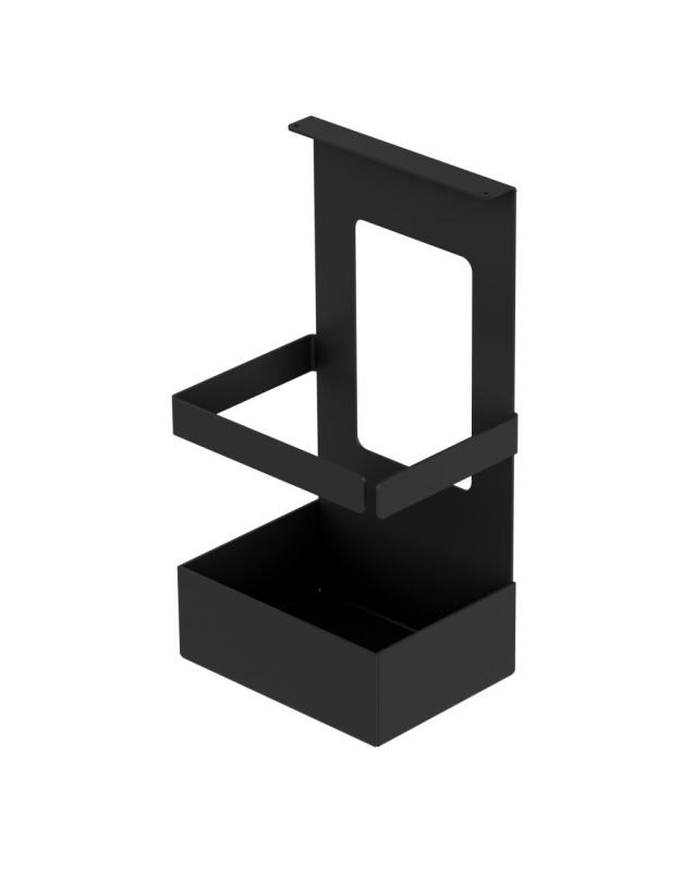 Епка Луксион Комплект Кухненски Релси 80 см с Аксесоари Метал с Невидимо Закрепване Черен 1208969994