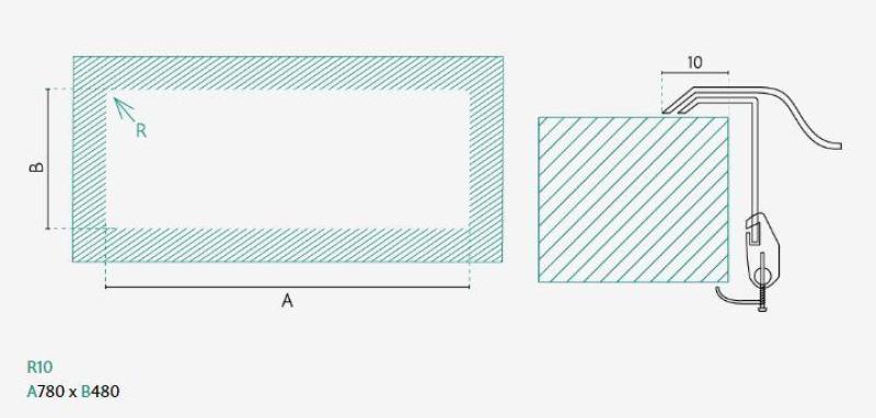 Банка Центурио 20 Неръждаема стомана двойна мивка за монтаж върху плот 80x50см 1208970026