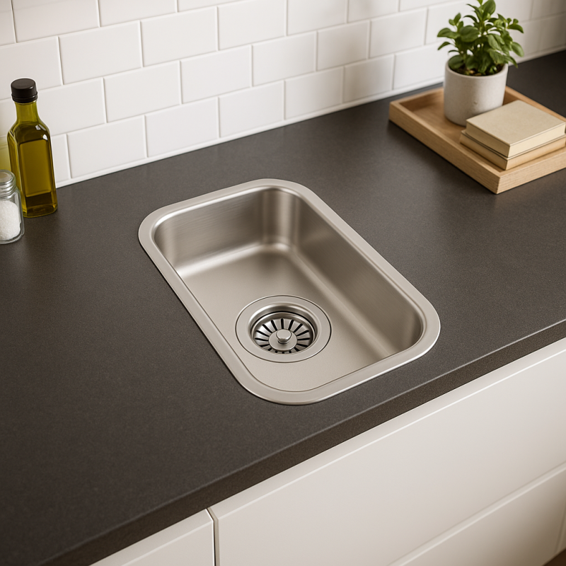 Банка IB1530 Неръждаема стомана Мивка 146 x 296 мм Подплотов монтаж 1208970041