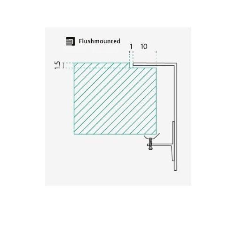 Банка IB3440 RVS мивка 34 х 40 см Монтаж и Плосък монтаж 1208970047