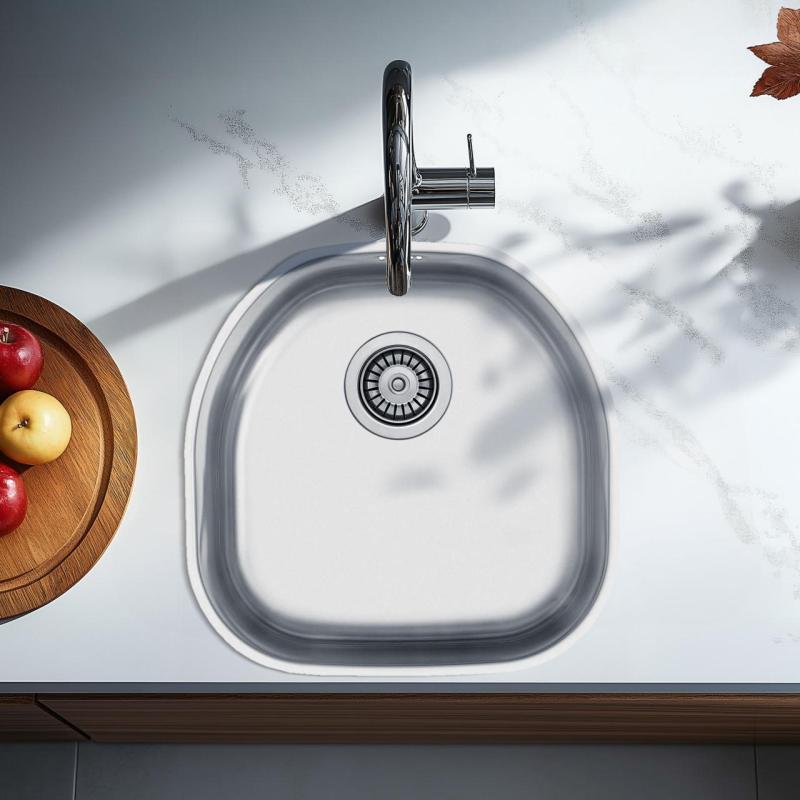 Banka Denver Неръждаема мивка 41 x 41 cm Подмодна 1208970049