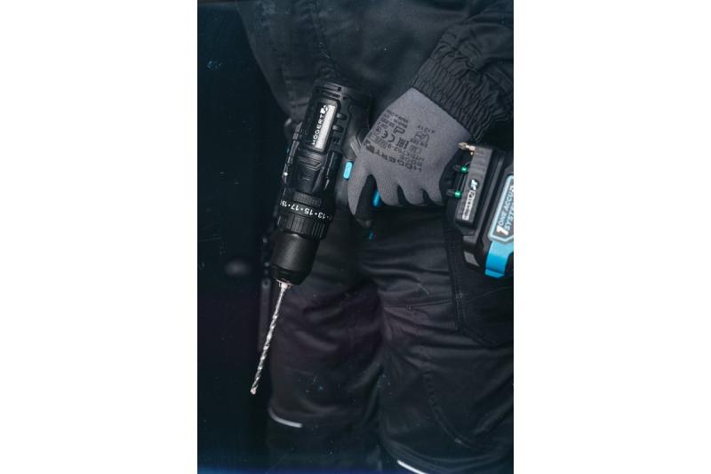 Högert мощна акумулаторна ударна бормашина, безчеткова, 18V