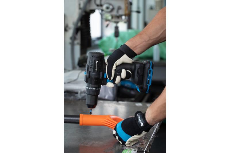 Högert мощна акумулаторна ударна бормашина, безчеткова, 18V