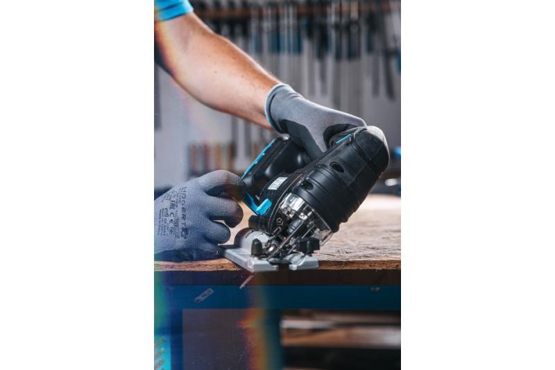 HÖGERT акумулаторен прободен трион, 18V, дръжка против вибрации - без батерия