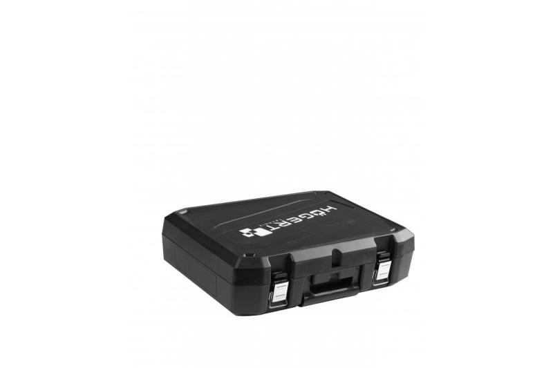 HÖGERT Двуканална ъглошлайф машина с paddle-превключвател, 125MM, 18V - Комплект (батерия, зарядно устройство, аксесоари)