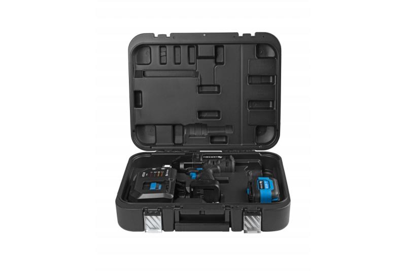 HÖGERT акумулаторен ударен гайковерт комплект, безчетков, 1000 Nm, 18V с батерия, зарядно устройство.