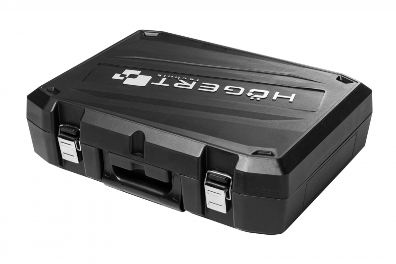 HÖGERT акумулаторен ударен гайковерт комплект, безчетков, 1000 Nm, 18V с батерия, зарядно устройство.