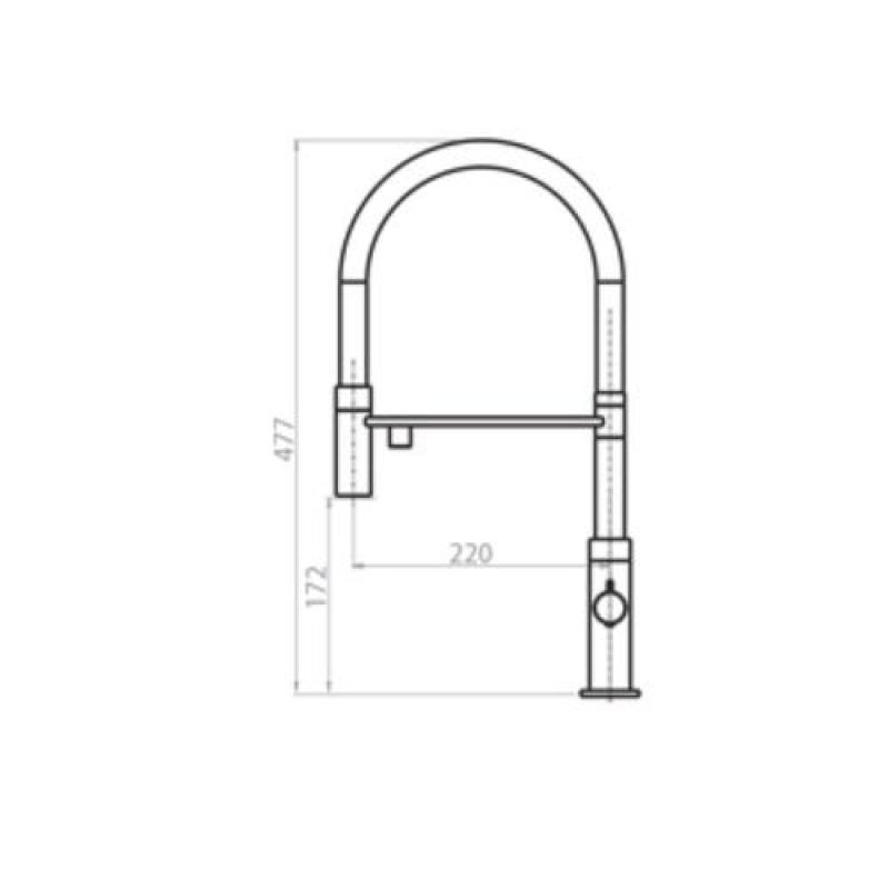 Ausmann Claridge 3-пътен кухненски смесител с гъвкав чучур и филтрирана вода – Мед - 1208970503