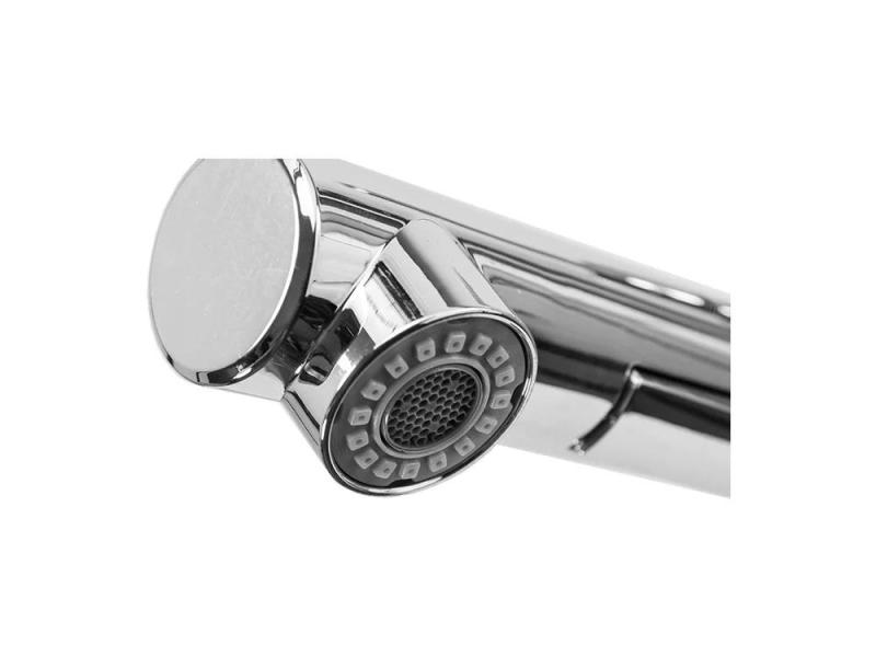 Granitland Ceres кухненски смесител сив с изтеглящ се чучур и ръчен душ с двойна функция 1208970710