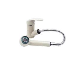 Гранителенд Реа кухненски смесител Бежов пясък с издърпващ се чучур и двуфункционален ръчен душ 1208970713