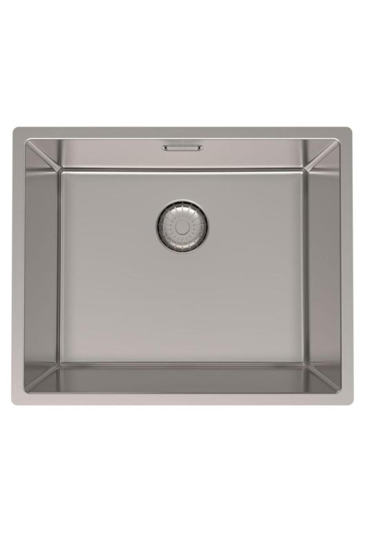 Pure.Sink Prestige Комбиниран комплект от неръждаема стомана мивка 50x40 см с кухненски чешмич от неръждаема стомана 1208970762