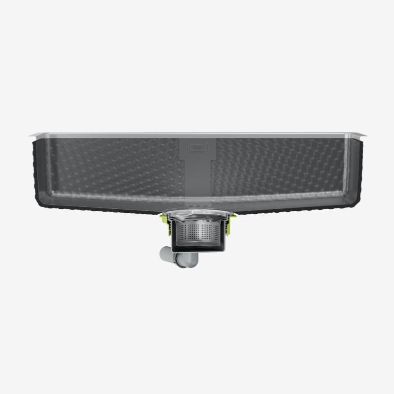 Franke Maris Quiet MQX 110.82 RVS Голямо мивко 820x424 мм За вграждане 122.0694.476