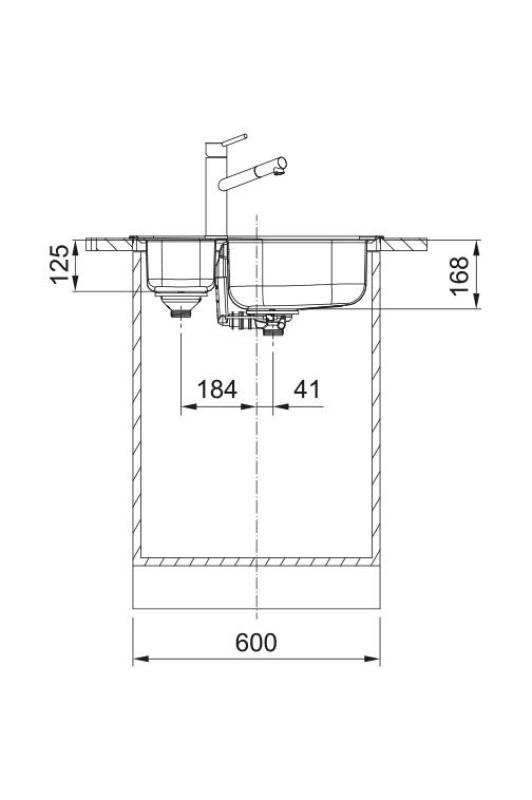 Franke Spark SKX 660 1,5 RVS Мивка обратима Повърхностна 62x49cm 101.0714.455