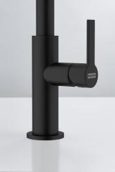 Франке Марис Слим J Кухненски смесител с въртящ се окръгъл излив Черен 115.0728.386