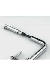 Франке Лина Л кухненски смесител хром с издърпващ се чучур 115.0712.420