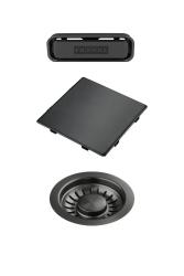 Franke Kubus 2.0 цветен комплект за отводнение Gun Metal 1208970828