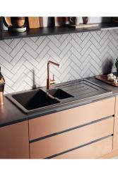 Ausmann Ceramic Sylva 1,5 Керамична бяла мивка с отделение за отцеждане 1000 x 500 мм 1208971126