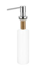 Вграден дозатор за сапун Ausmann Lirio в хром, пълнещ се отгоре 1208971203