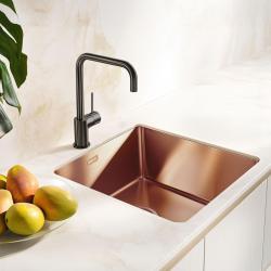 Pure.Sink Exclusivo Меден мивка 40x40 cm 10mm радиус подграда, плоскостроене и строителство PEX4040-62
