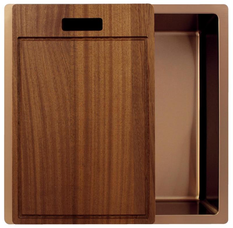 Pure.Sink Exclusivo Меден мивка 40x40 cm 10mm радиус подграда, плоскостроене и строителство PEX4040-62