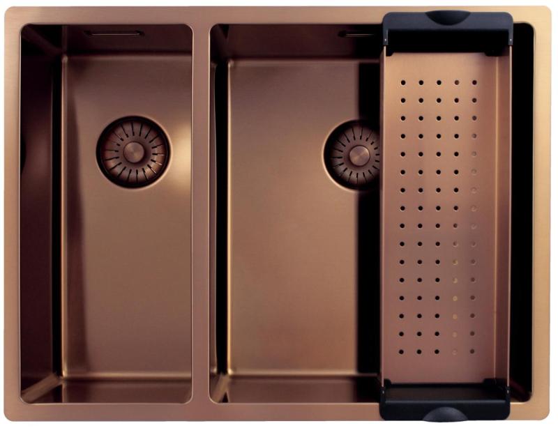 Pure.Sink Exclusivo Меден 1,5 половин чешми 18+34cm 10mm радиус PEX183440-62