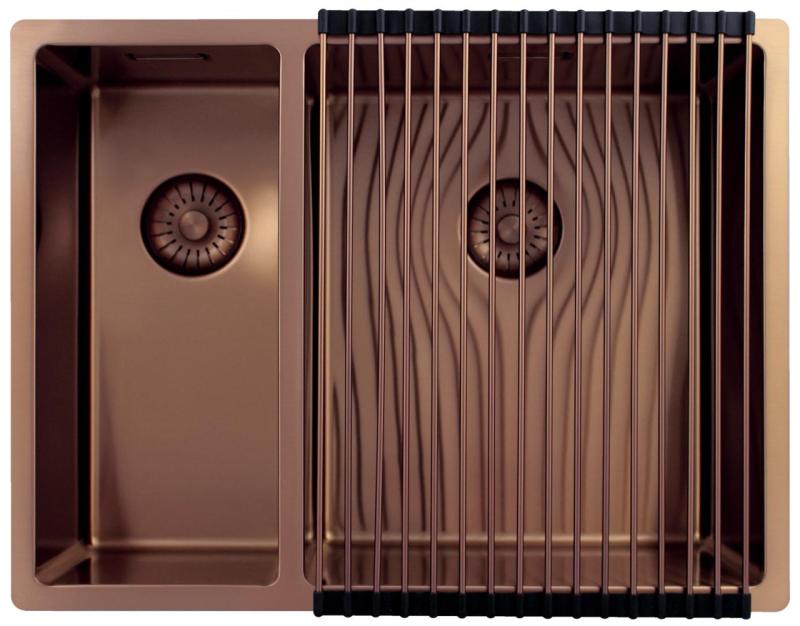 Pure.Sink Exclusivo Меден 1,5 половин чешми 18+34cm 10mm радиус PEX183440-62