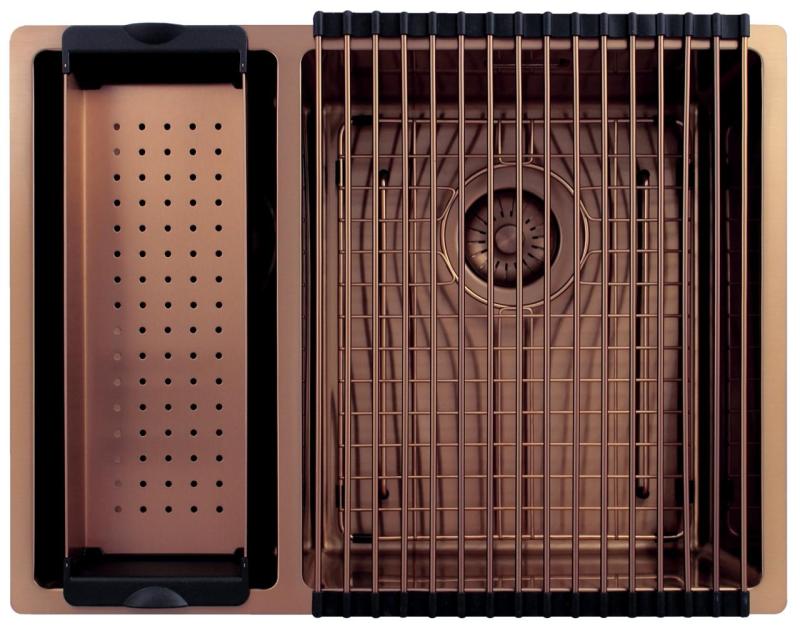 Pure.Sink Exclusivo Меден 1,5 половин чешми 18+34cm 10mm радиус PEX183440-62