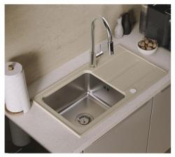 Quadri Viora кухненски смесител Хром 3-пътен с допълнително свързване за филтрирана вода 1208971405